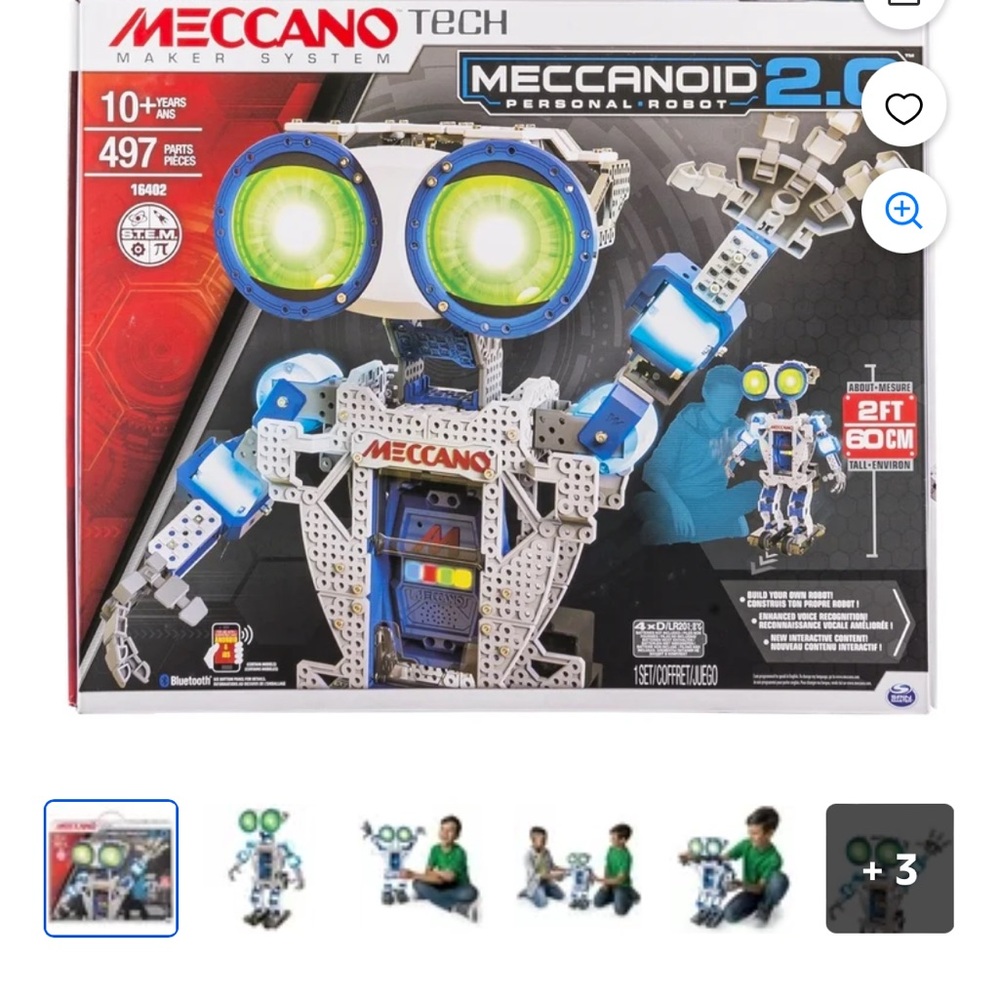 mecca Tech meccaid 2.0 Personal Robot - White and Blue